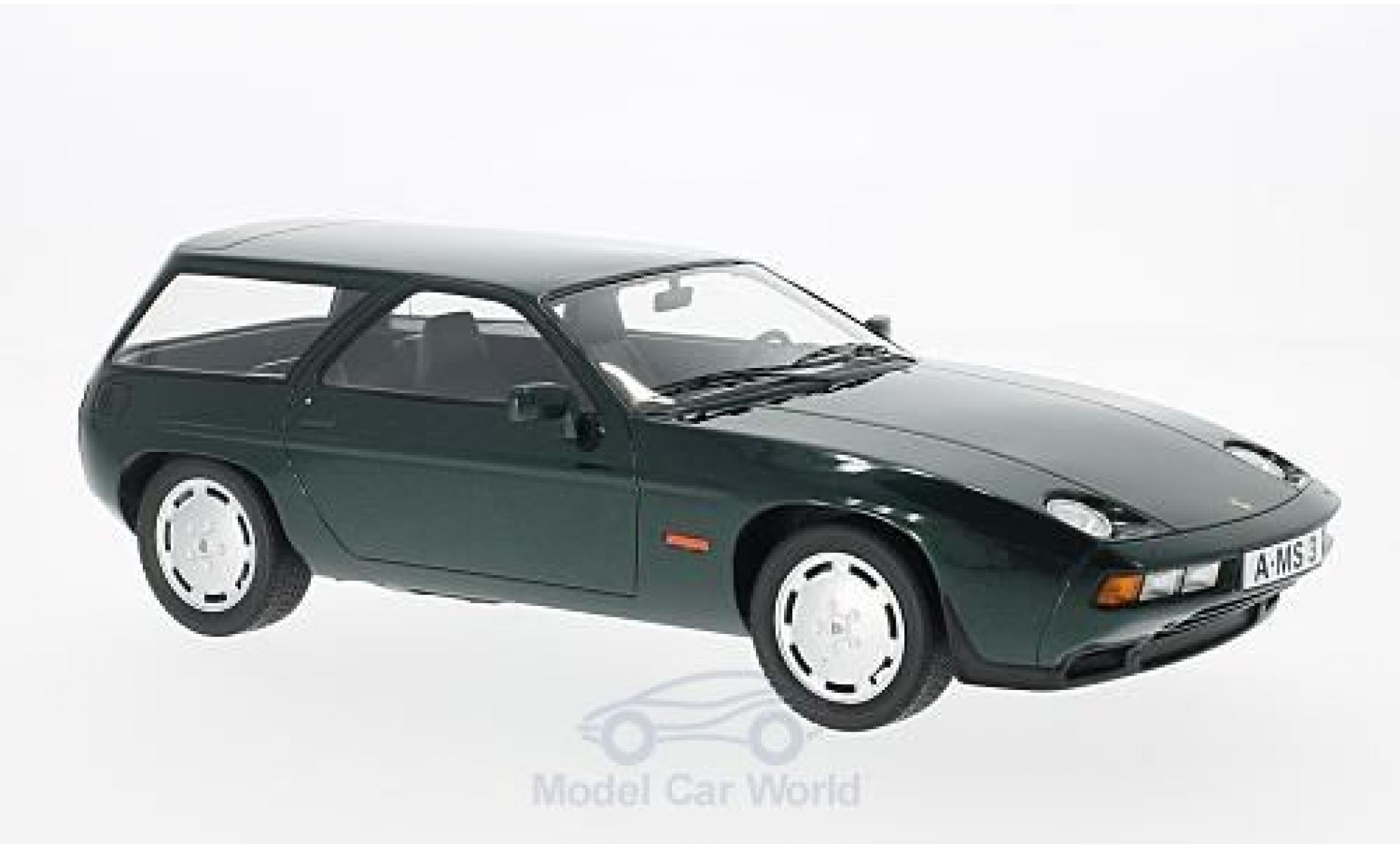 Porsche 928 1979 1/18 Premium X S Turbo Stationwagen Artz metallic groen 1979 modelauto