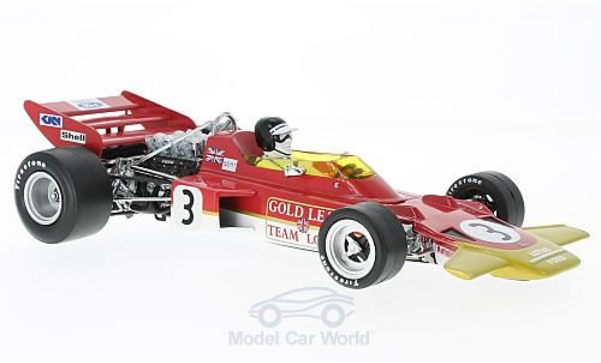 Lotus 72 1/18 Quartzo No.3 Team Gold Leaf Formel 1 GP Spanien 1970 J.Rindt modelauto