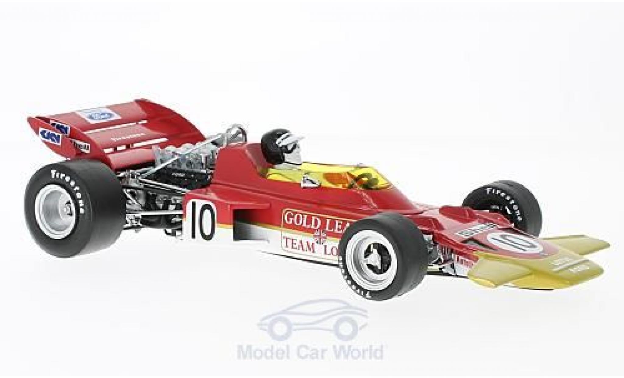 Lotus 72 1/18 Quartzo C No.10 Team Formel 1 GP Niederlande 1970 J.Rindt modelauto