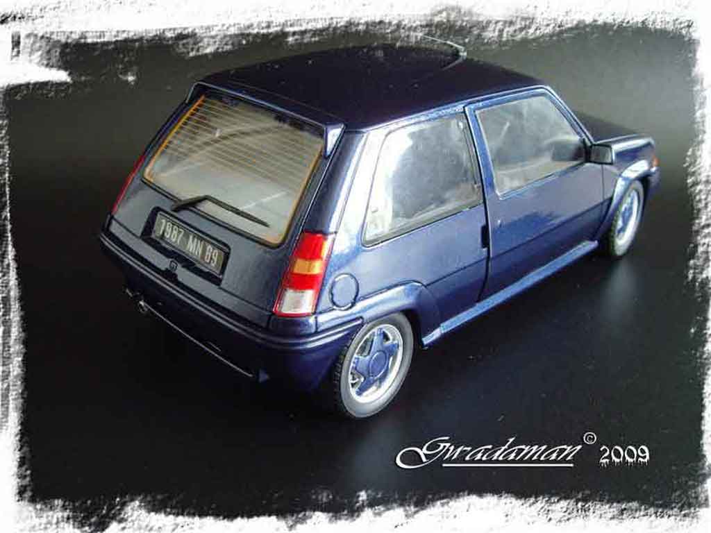 Renault 5 Alain Oreille GT Turbo serie limitee 1/18 Norev