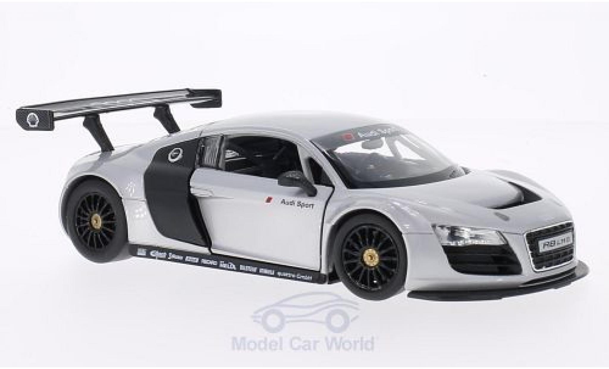 Audi R8 1/24 Rastar LMS grijs modelauto