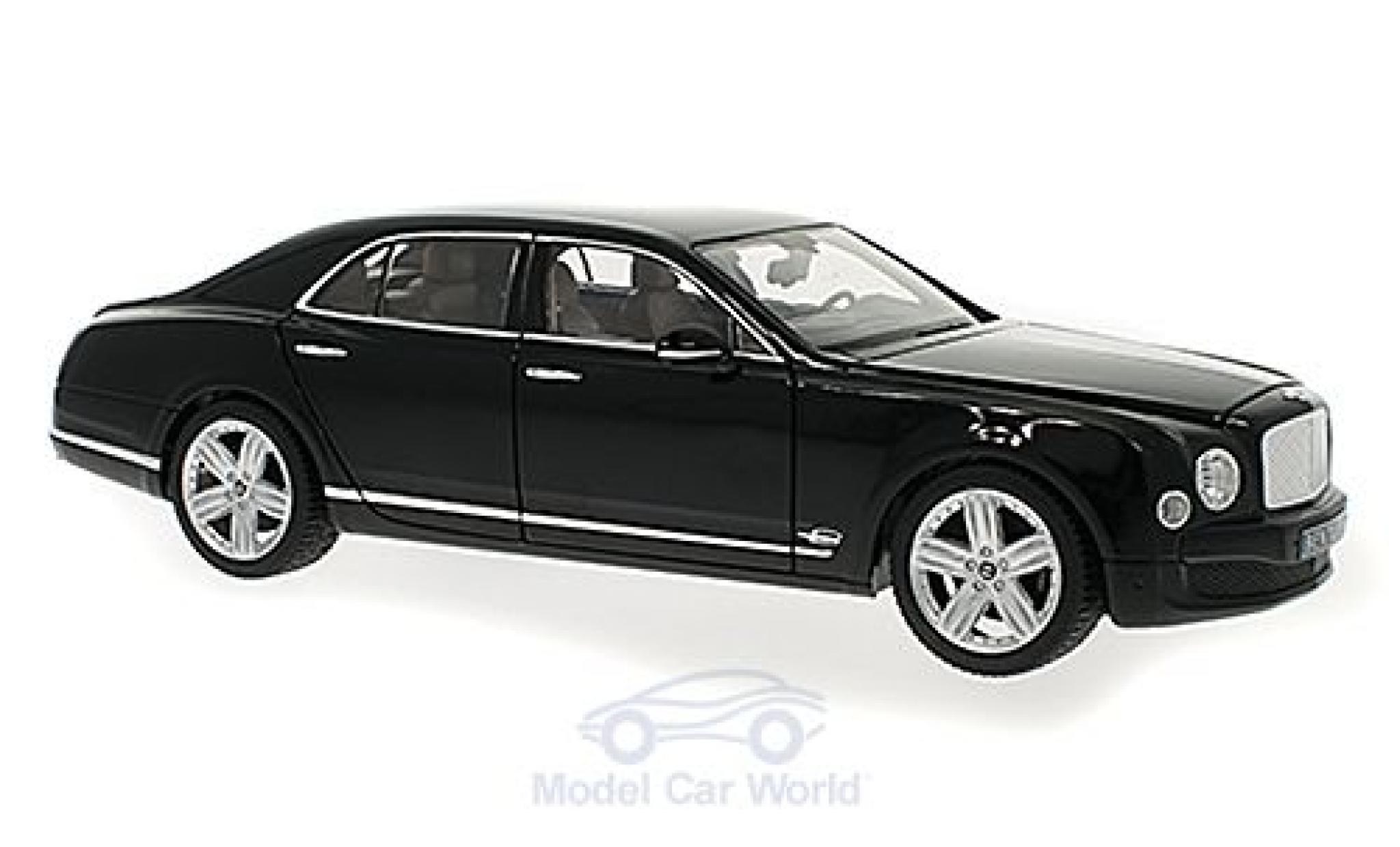 Bentley Mulsanne 1/18 Rastar zwart modelauto