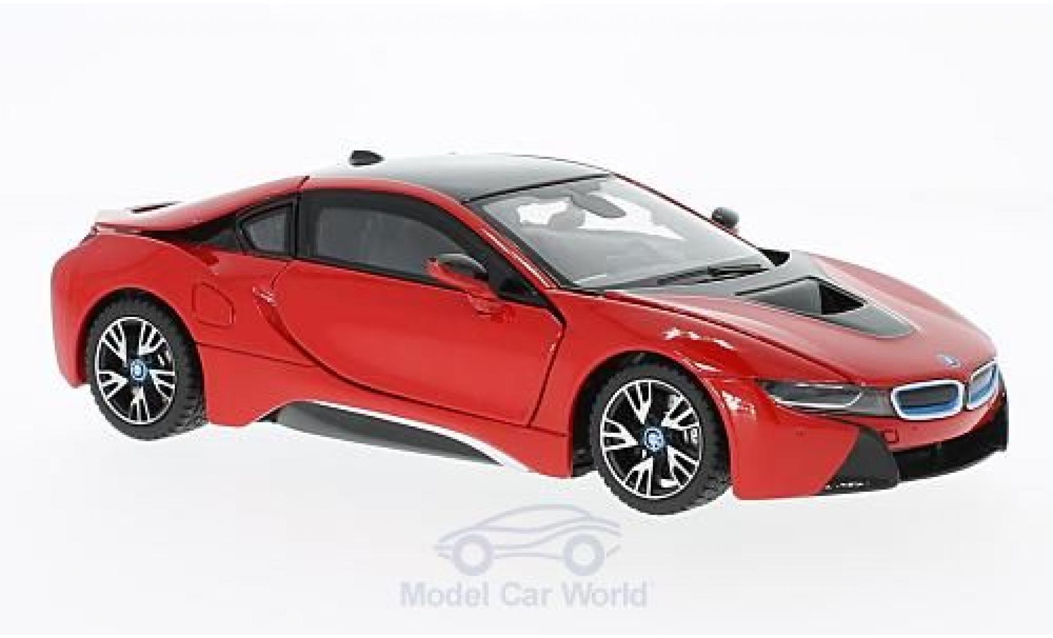 Bmw i8 1/24 Rastar rood modelauto