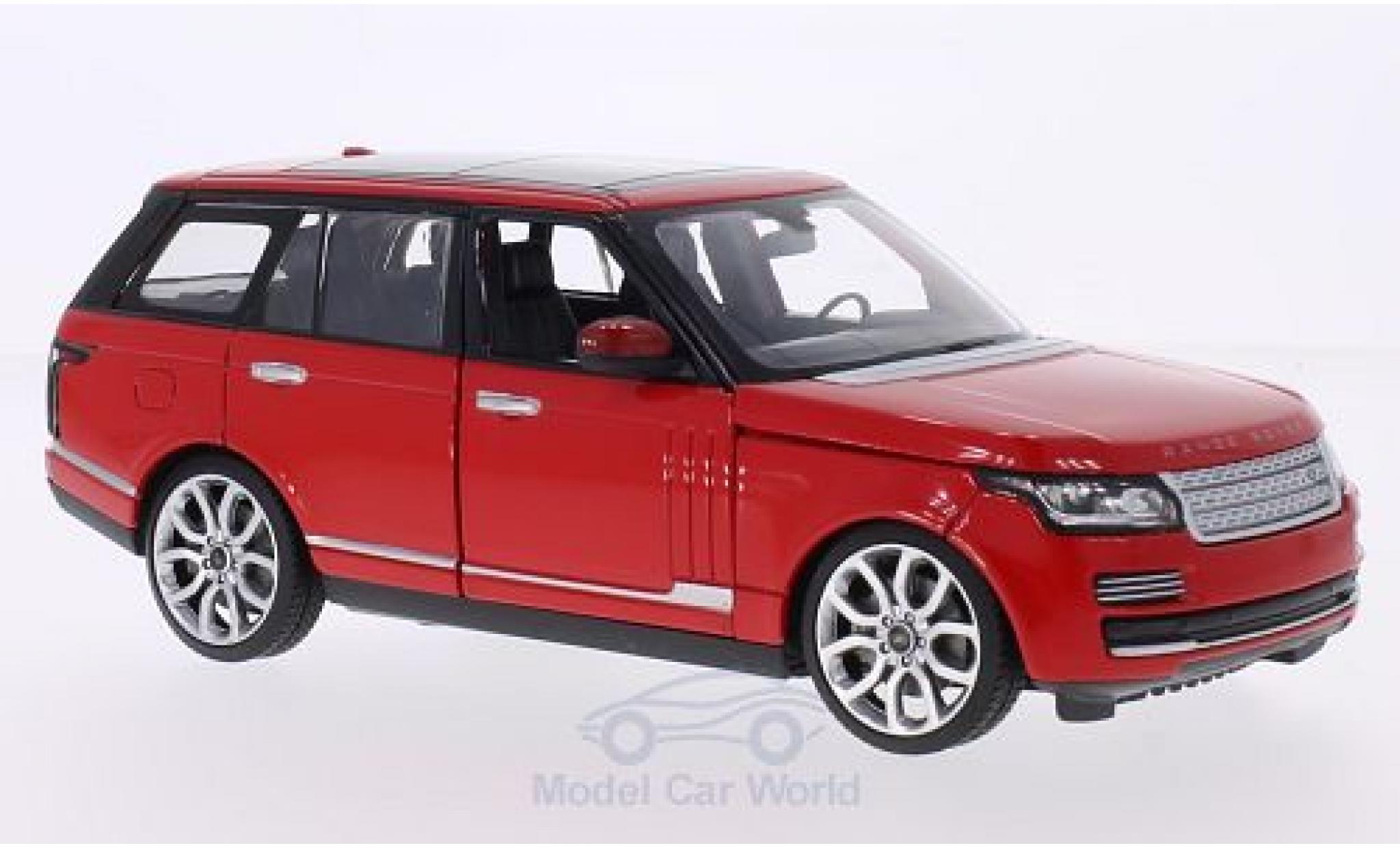 Land Rover Range Rover 1/24 Rastar rood modelauto