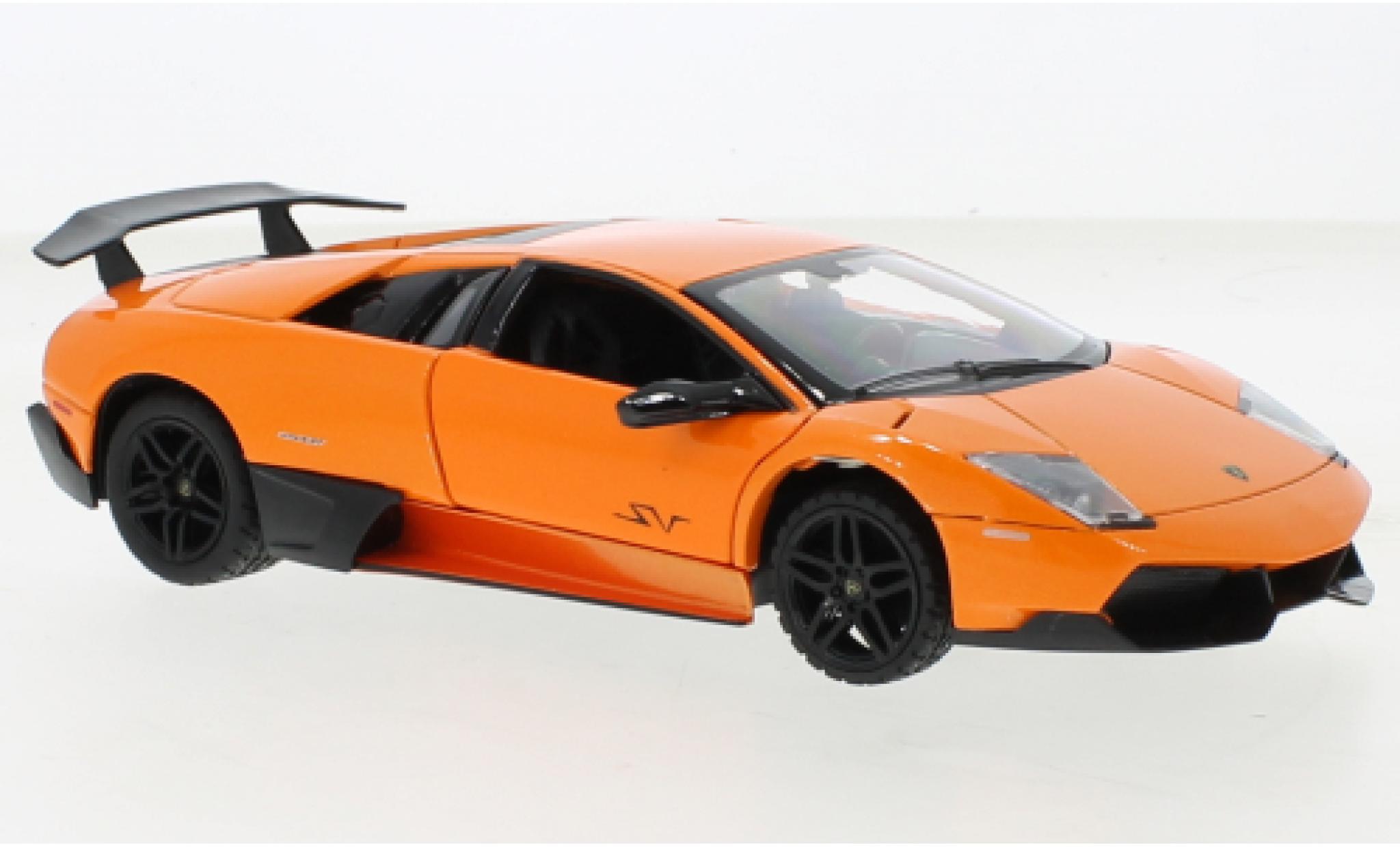 Lamborghini Murcielago 1/24 Rastar LP 670-4 SV metallic oranje modelauto