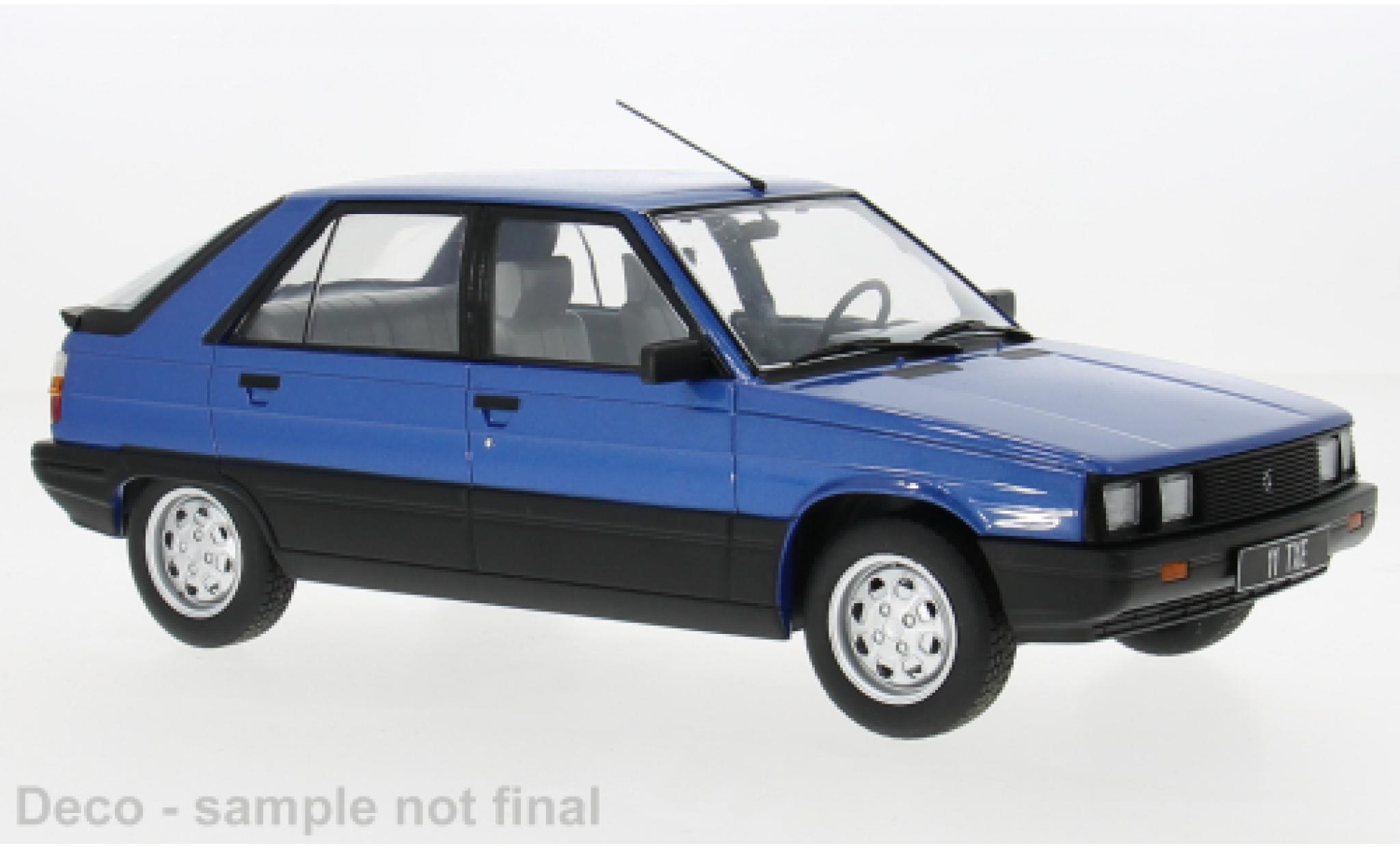 Renault 11 1/18 MCG GTL blauw 1985 1:18 modelauto