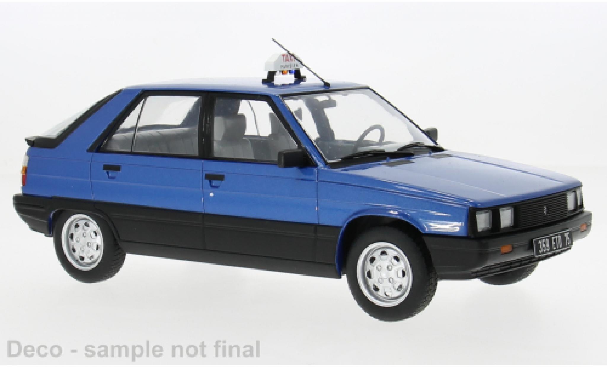 Renault 11 1/18 MCG GTL blauw 1985 Taxi (F) 1:18 modelauto