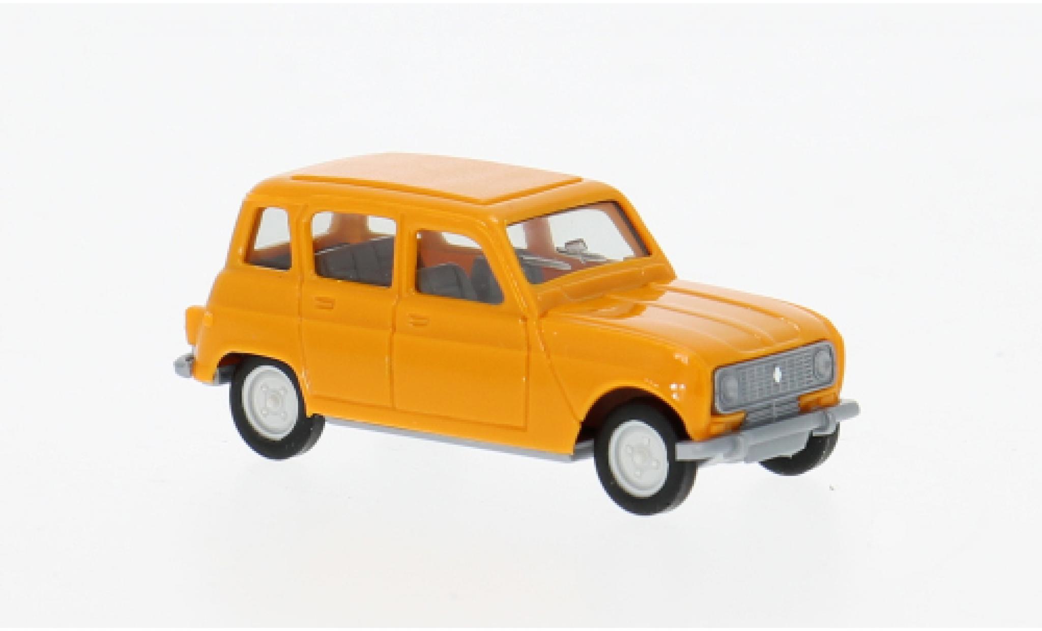 Renault 4 1/87 Herpa oranje 1:87 modelauto