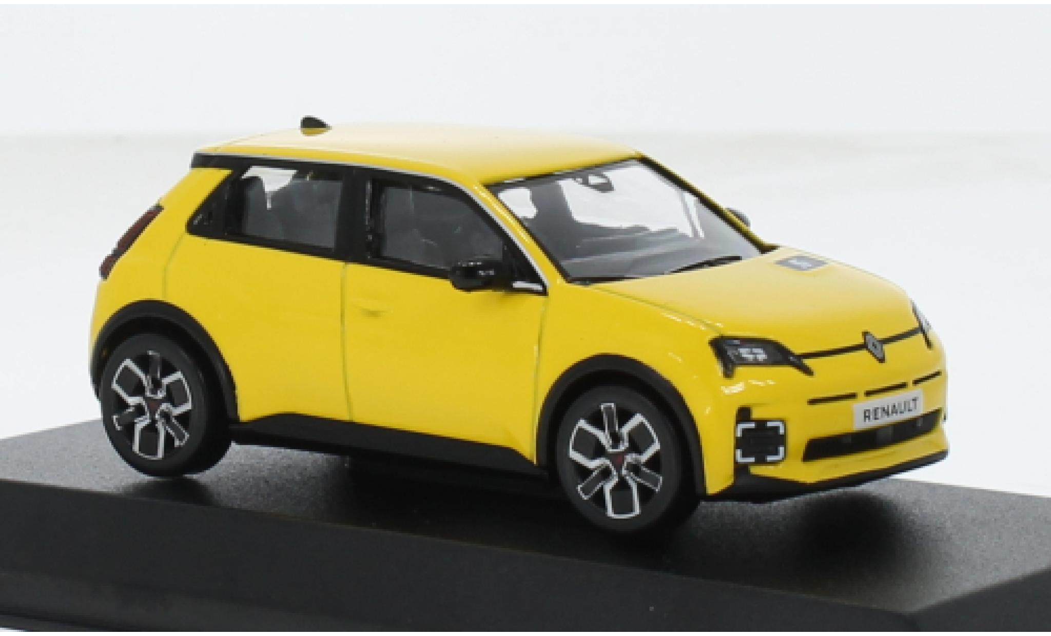 Renault 5 1/43 Norev E-Tech 100% geel 1:43 modelauto