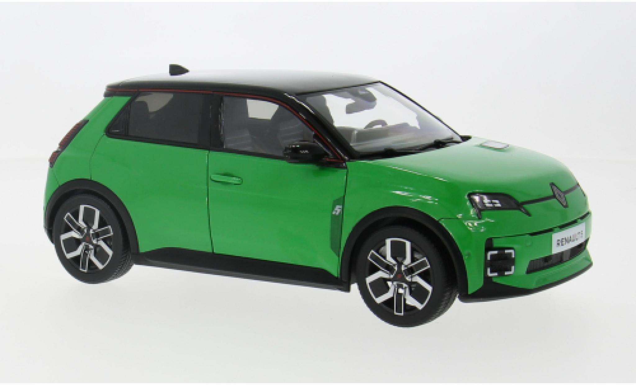 Renault 5 1/18 Norev E-Tech 100% groen 1:18 modelauto