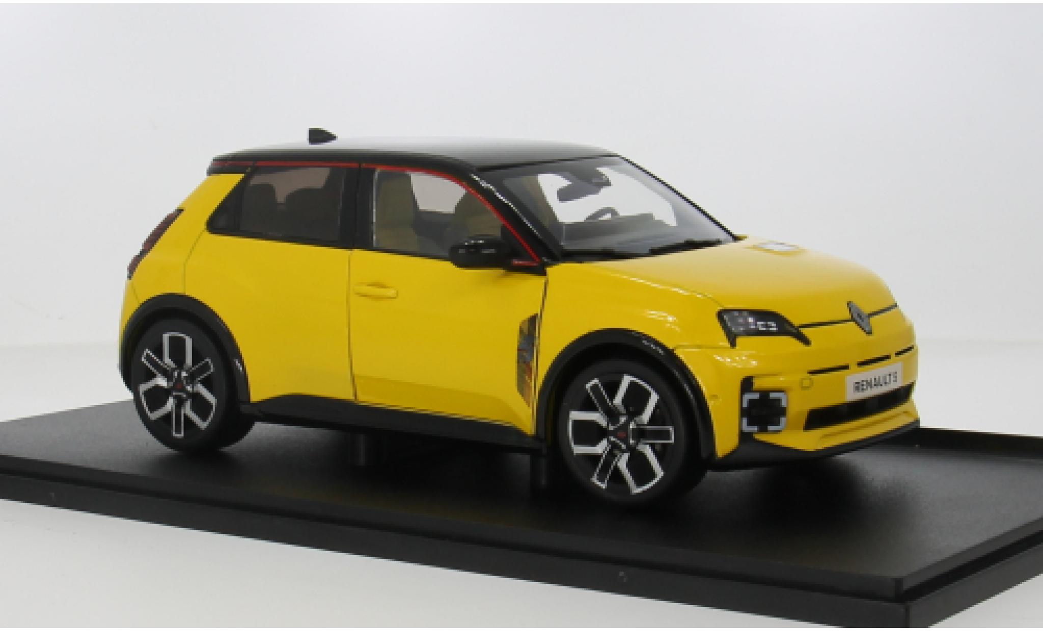 Renault 5 1/18 Solido E-Tech geel 2024 1:18 modelauto