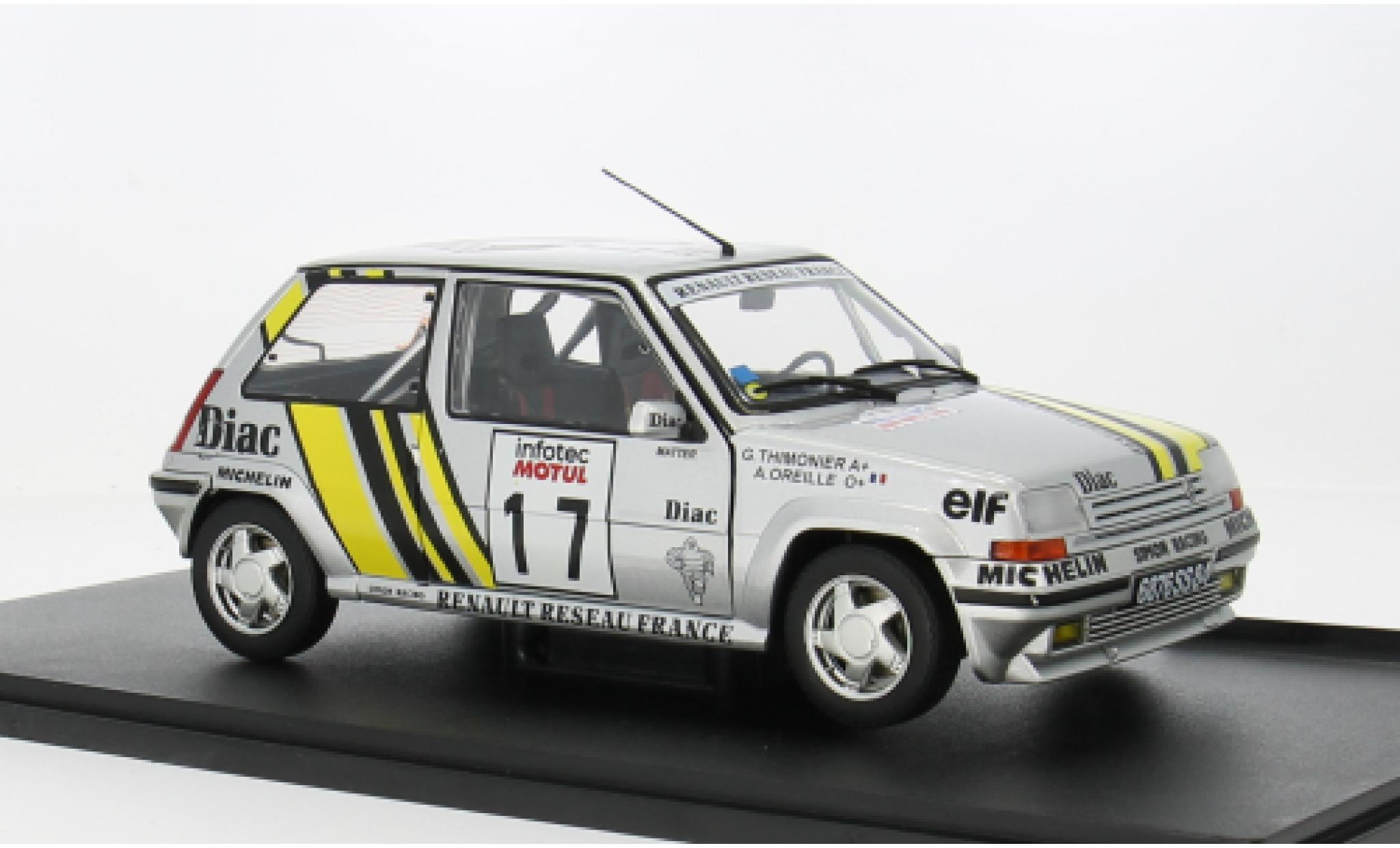 Renault 5 1/18 Solido GT Turbo MK2 #17 1:18 modelauto