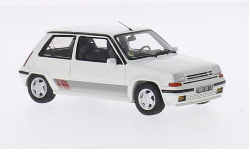 Renault 5 1/43 Spark GT Turbo wit 1988 modelauto