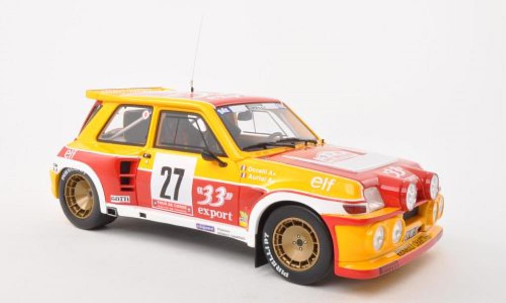 Renault 5 1/18 Ottomobile Maxi Turbo No.27 Export 33 Tour de Corse 198 /B.Occelli modelauto