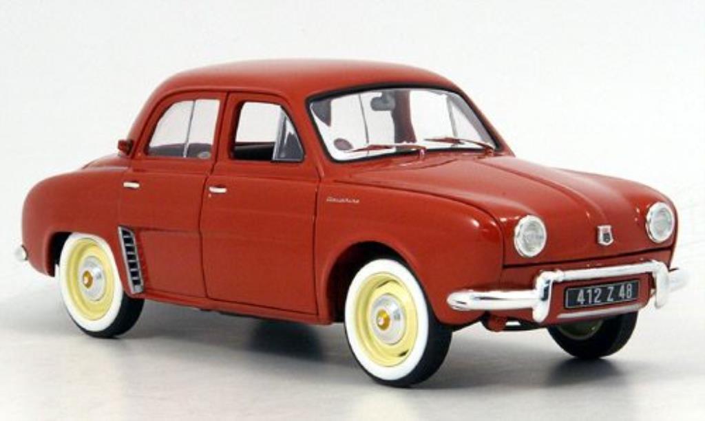 Renault Dauphine 1/18 Norev rood 1958 modelauto