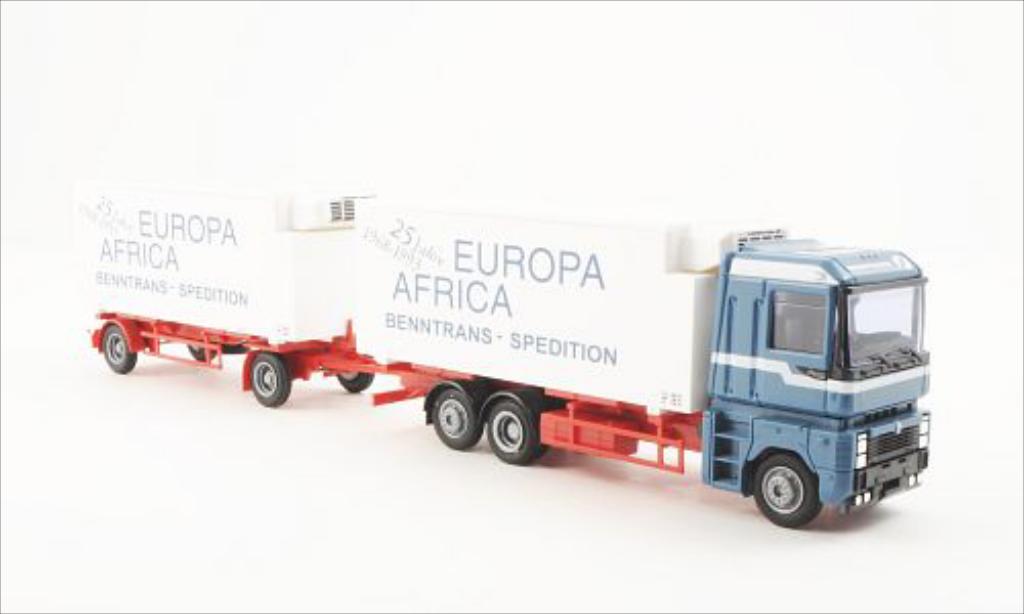 Renault Magnum 1/87 AWM Benntrans Kuhl-KHZ modelauto