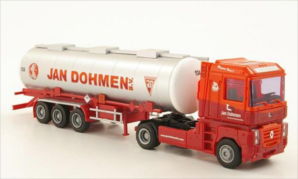 Renault Magnum 1/87 AWM Jan Dohmen Tank-Sattelzug modelauto