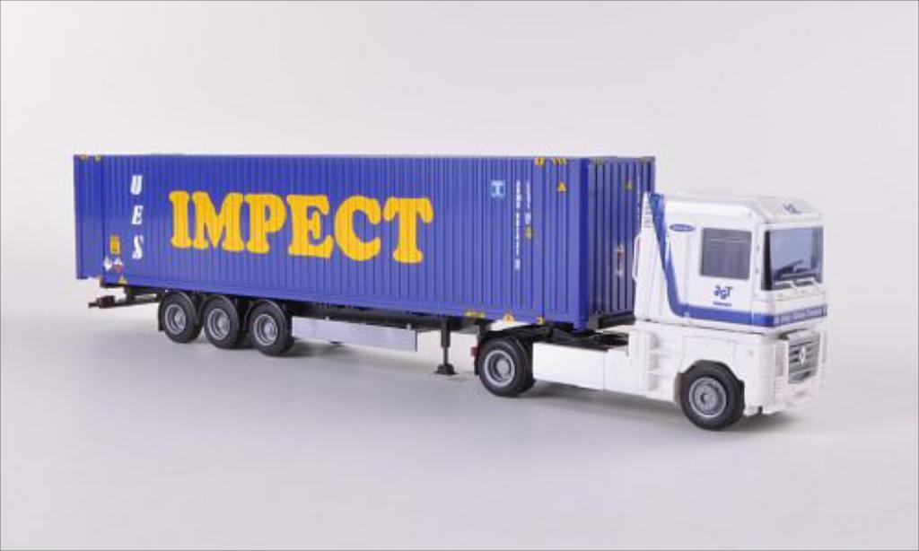 Renault Magnum 1/87 AWM JGT / Impect (NL) 45-Container-SZ modelauto