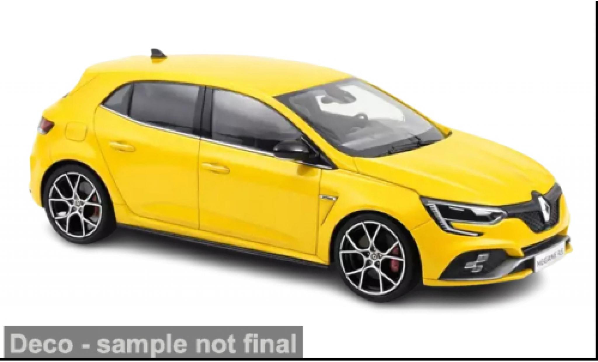 Renault Megane 1/18 Norev R.S. Trophy geel 2022 1:18 modelauto