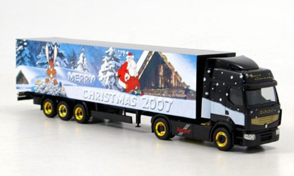 Renault Premium 1/87 Herpa Merry Christmas - Weihnachten 2007 Koffer-SZ modelauto