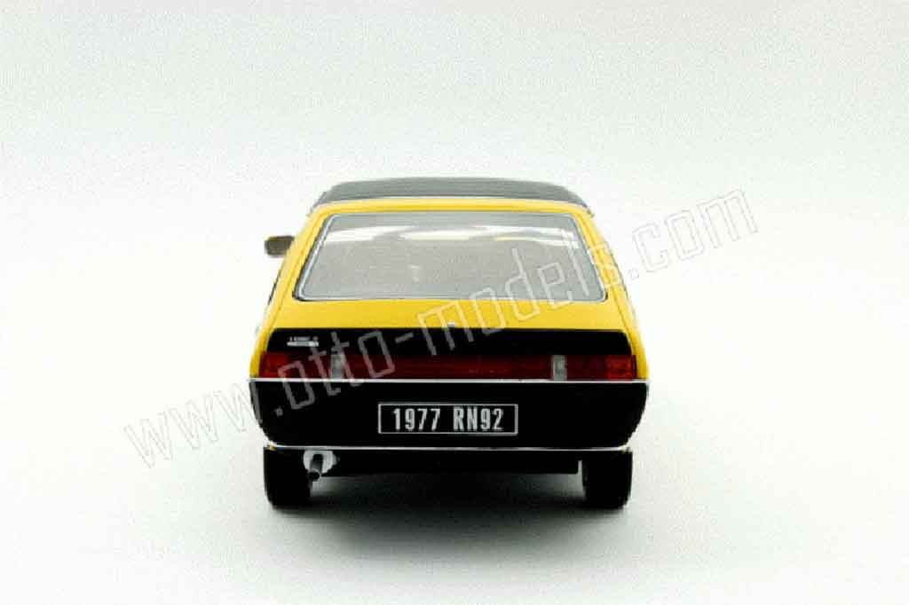 Renault 17 Gordini geel 1977 1/18 Ottomobile