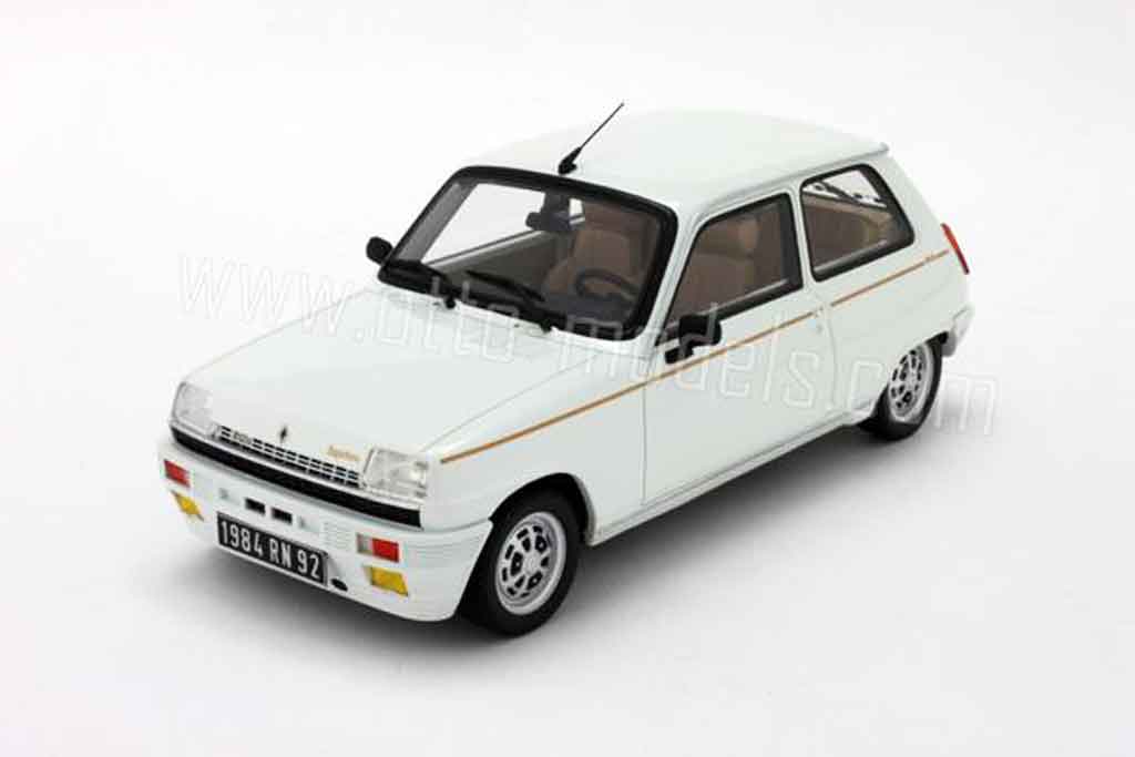 Renault 5 Turbo 1/18 Ottomobile Turbo laureate wit 1984 modelauto