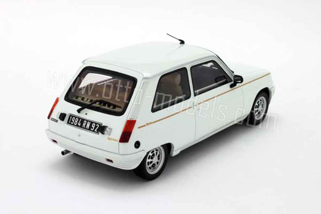 Renault 5 Turbo laureate wit 1984 1/18 Ottomobile