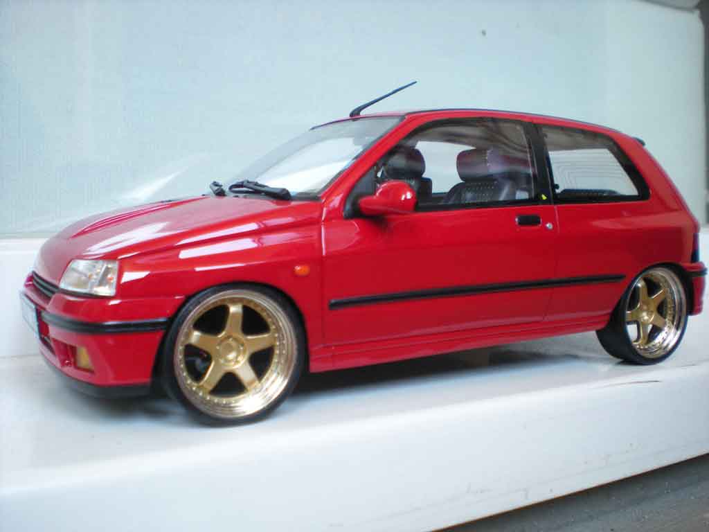 Renault Clio 16S 1991 rood jantes 17 pouces 1/18 Ottomobile