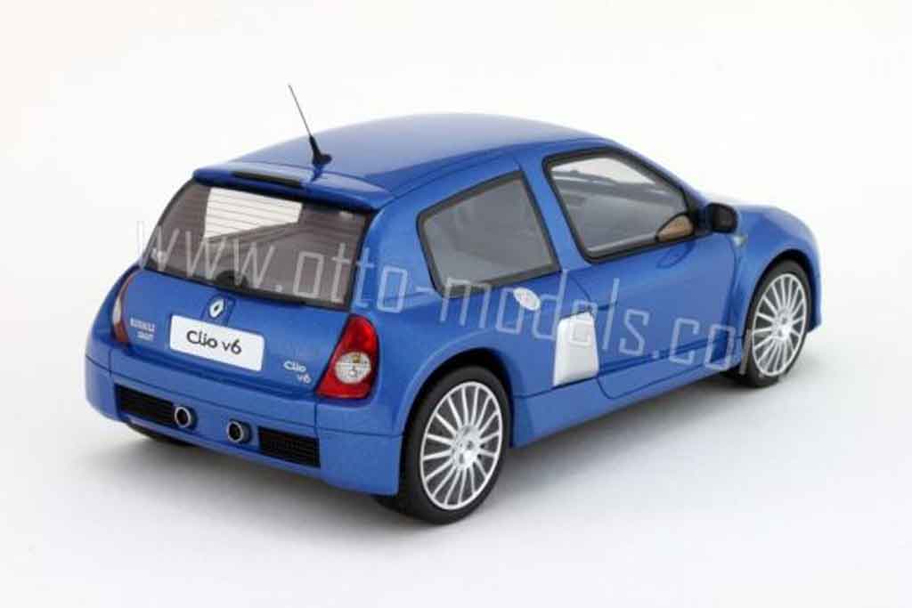 Renault Clio V6 phase 2 blauw 2003 1/18 Ottomobile