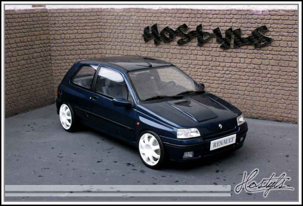 Renault Clio Williams 1/18 Ottomobile Williams jantes groupe a wit modelauto