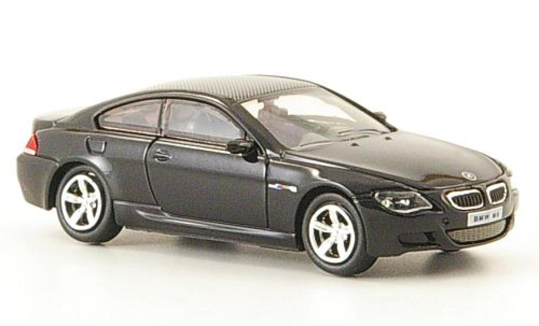 Bmw M6 1/87 Ricko zwart 2006 modelauto