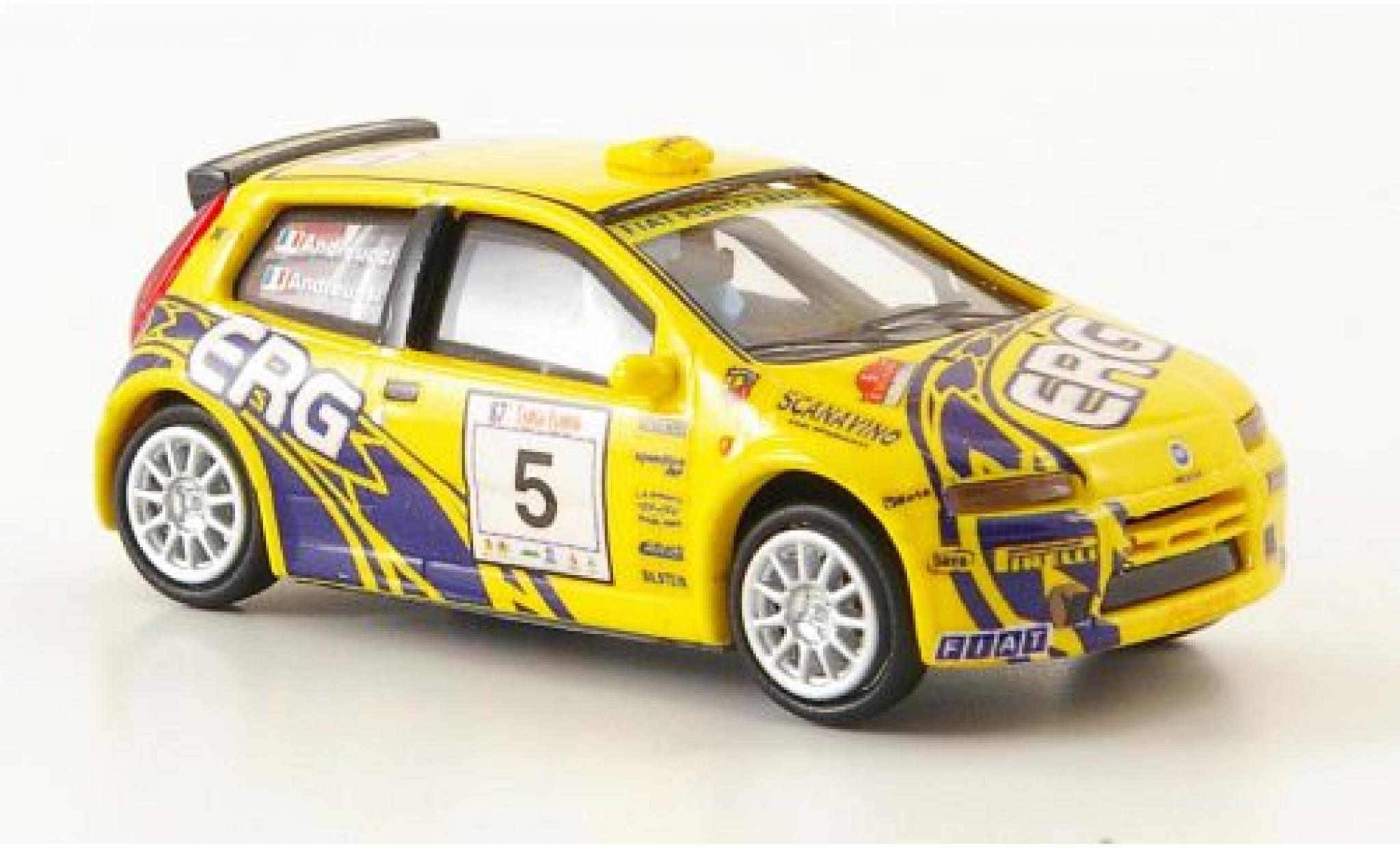 Fiat Punto 1/87 Ricko Rally No.5 ERG Targa Florio 2003 Andreucci/Andreussi modelauto
