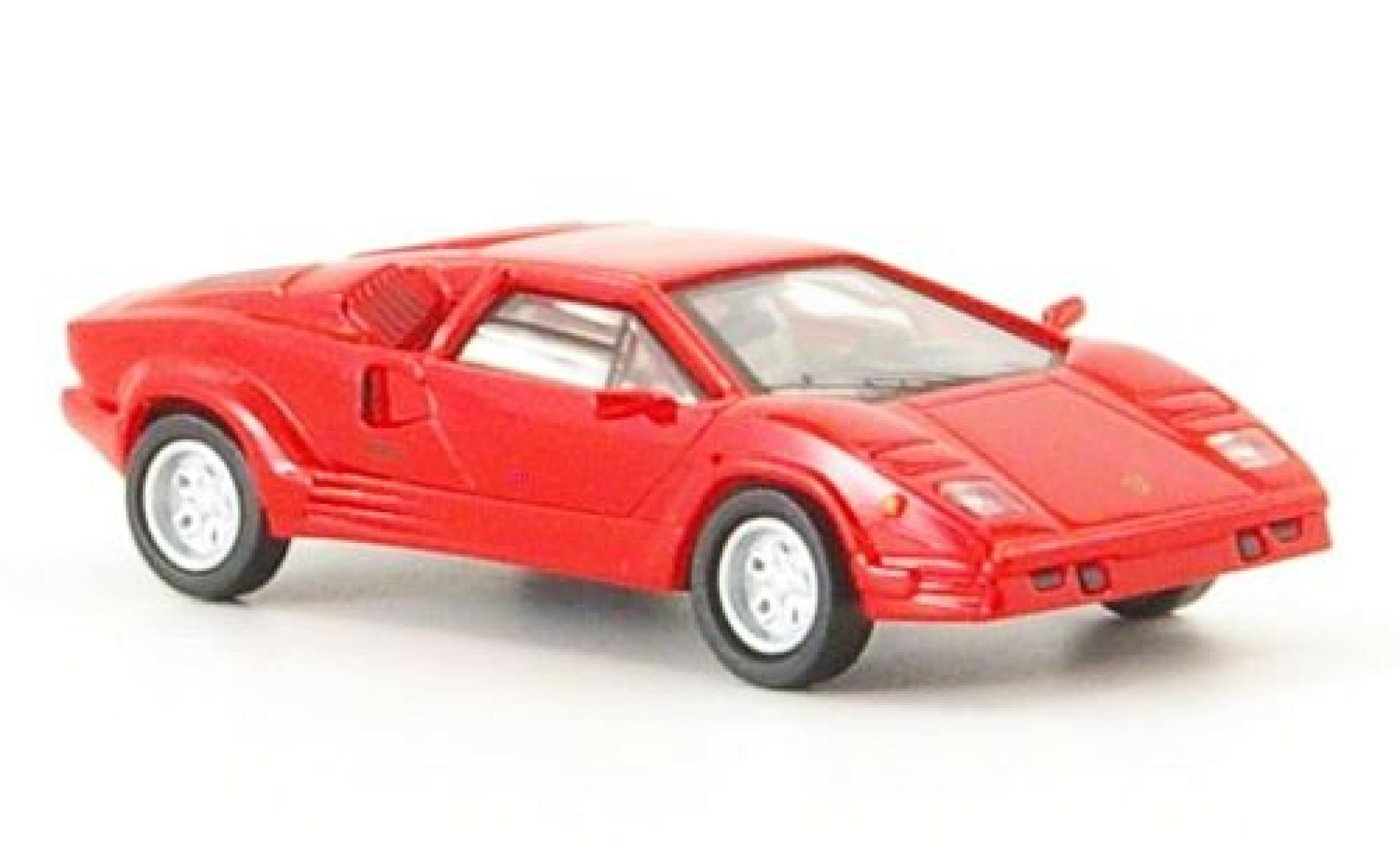 Lamborghini Countach 1/87 Ricko 25th Anniversary rood 1989 modelauto