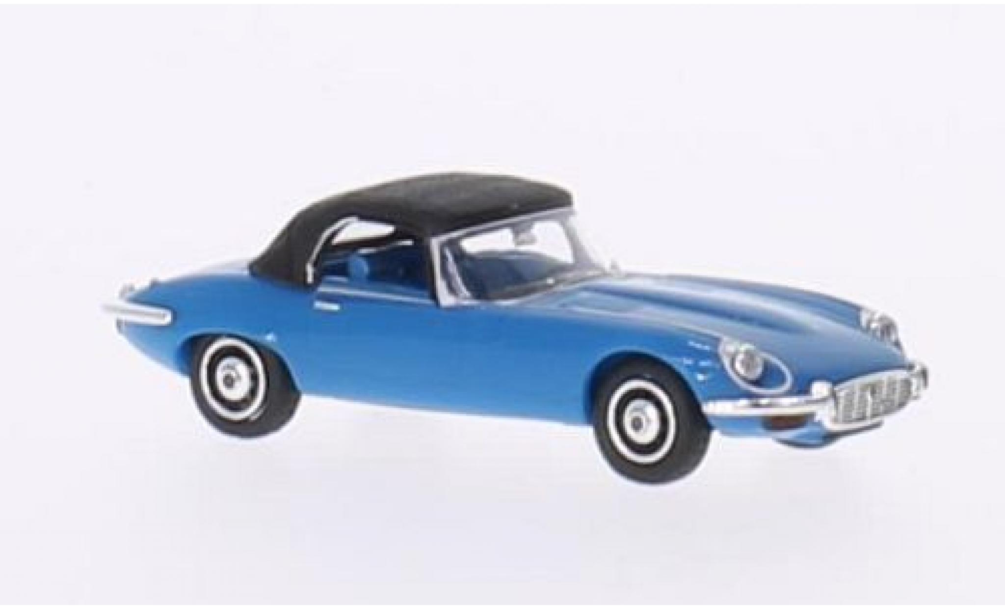 Jaguar E-Type 1/87 Ricko Roadster blauw modelauto