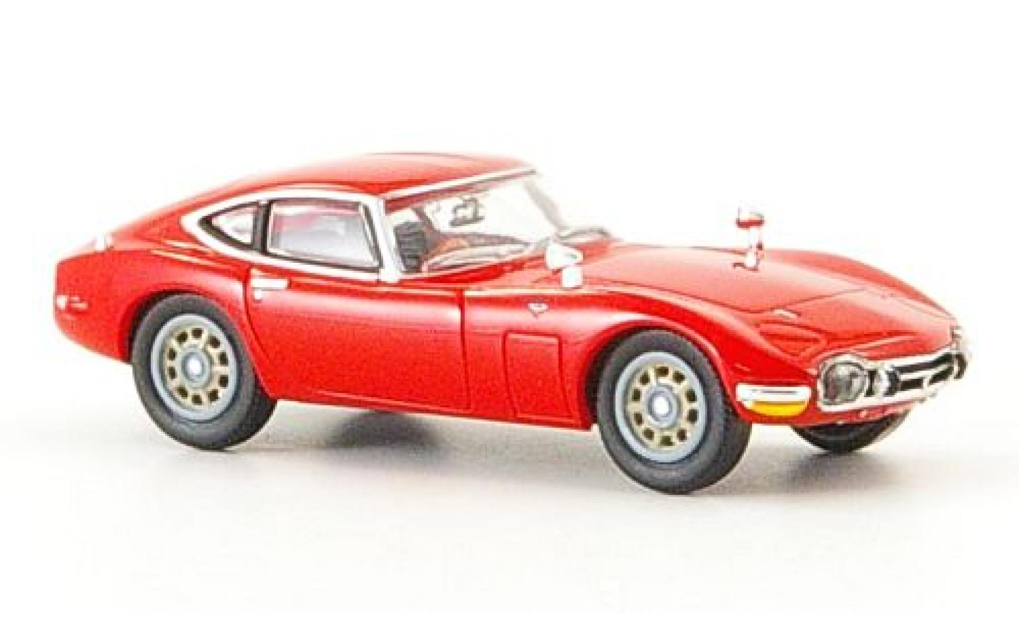 Toyota 2000 GT 1/87 Ricko rood modelauto