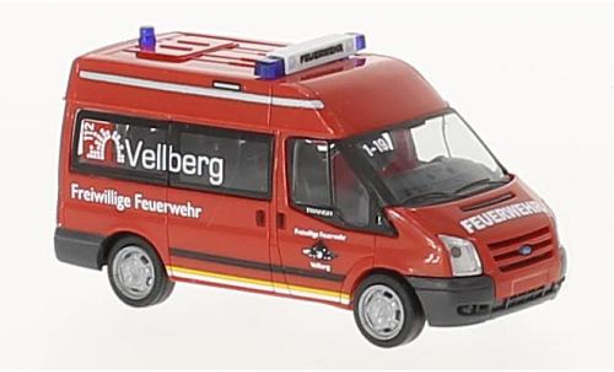 Ford Transit 1/87 Rietze Brandweer Vellberg 2006 modelauto
