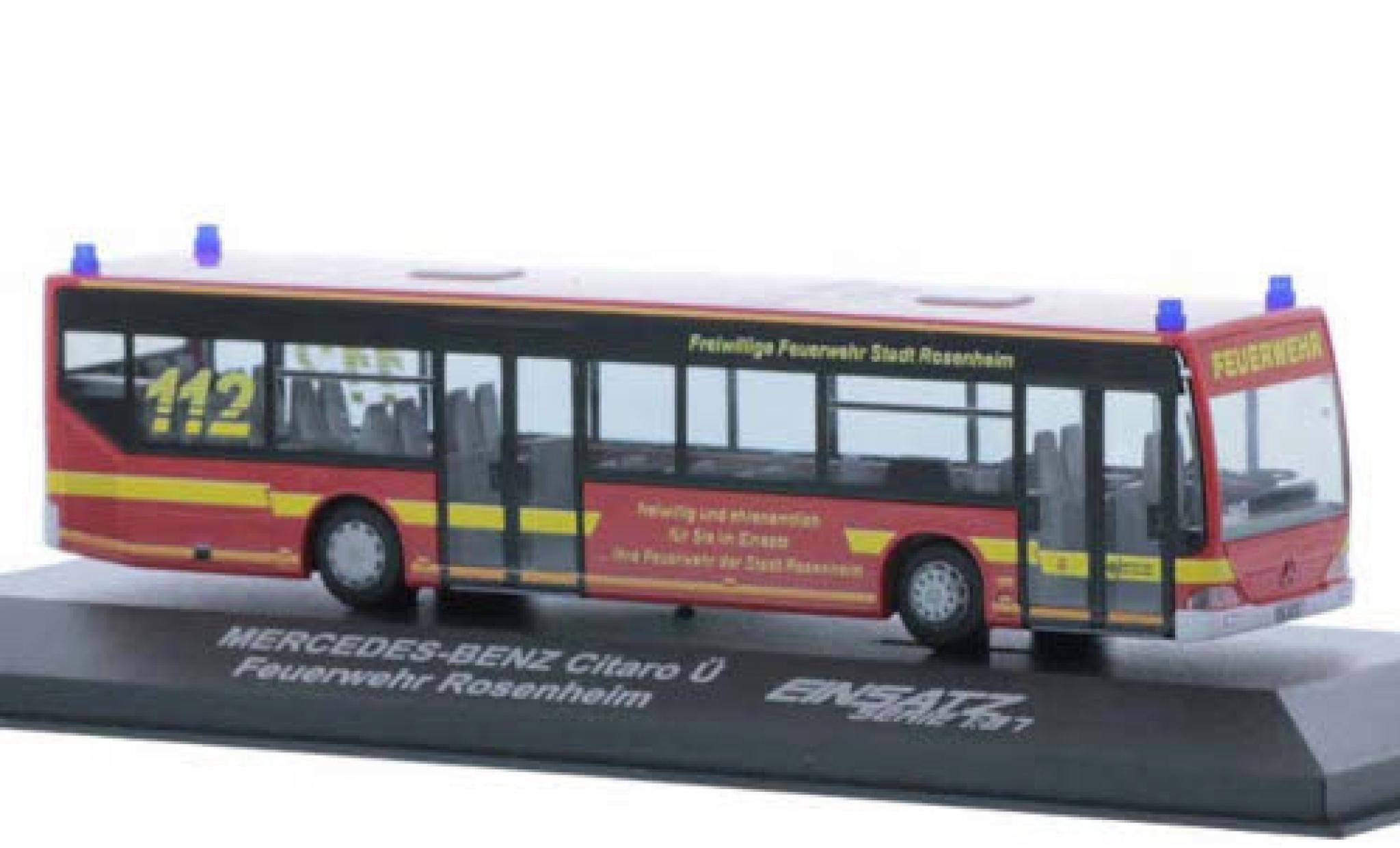 Mercedes Citaro 1/87 Rietze Brandweer Rozenheim MTW modelauto