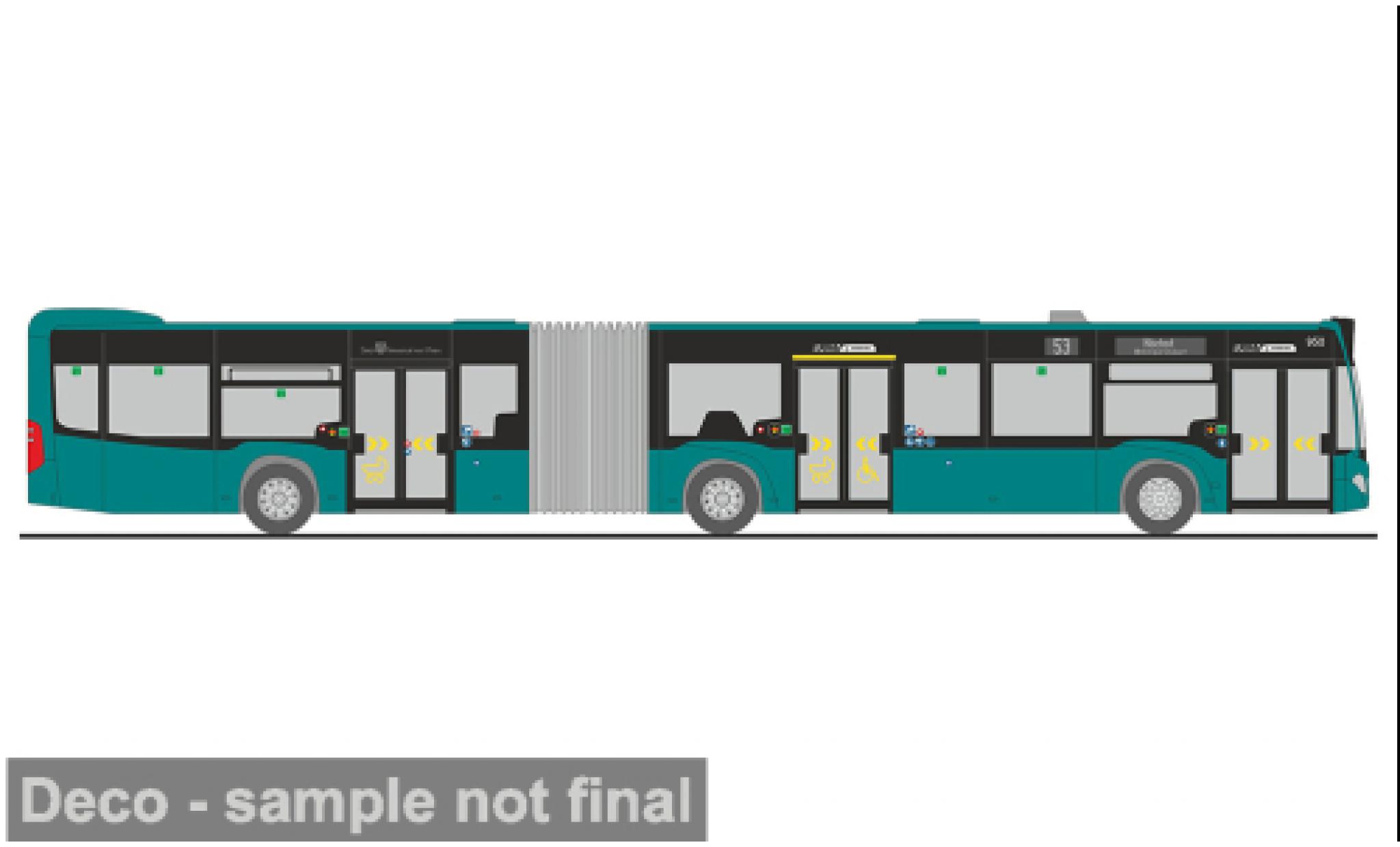 Mercedes Citaro 1/87 Rietze G 2015 DB - traffiq 1:87 modelauto