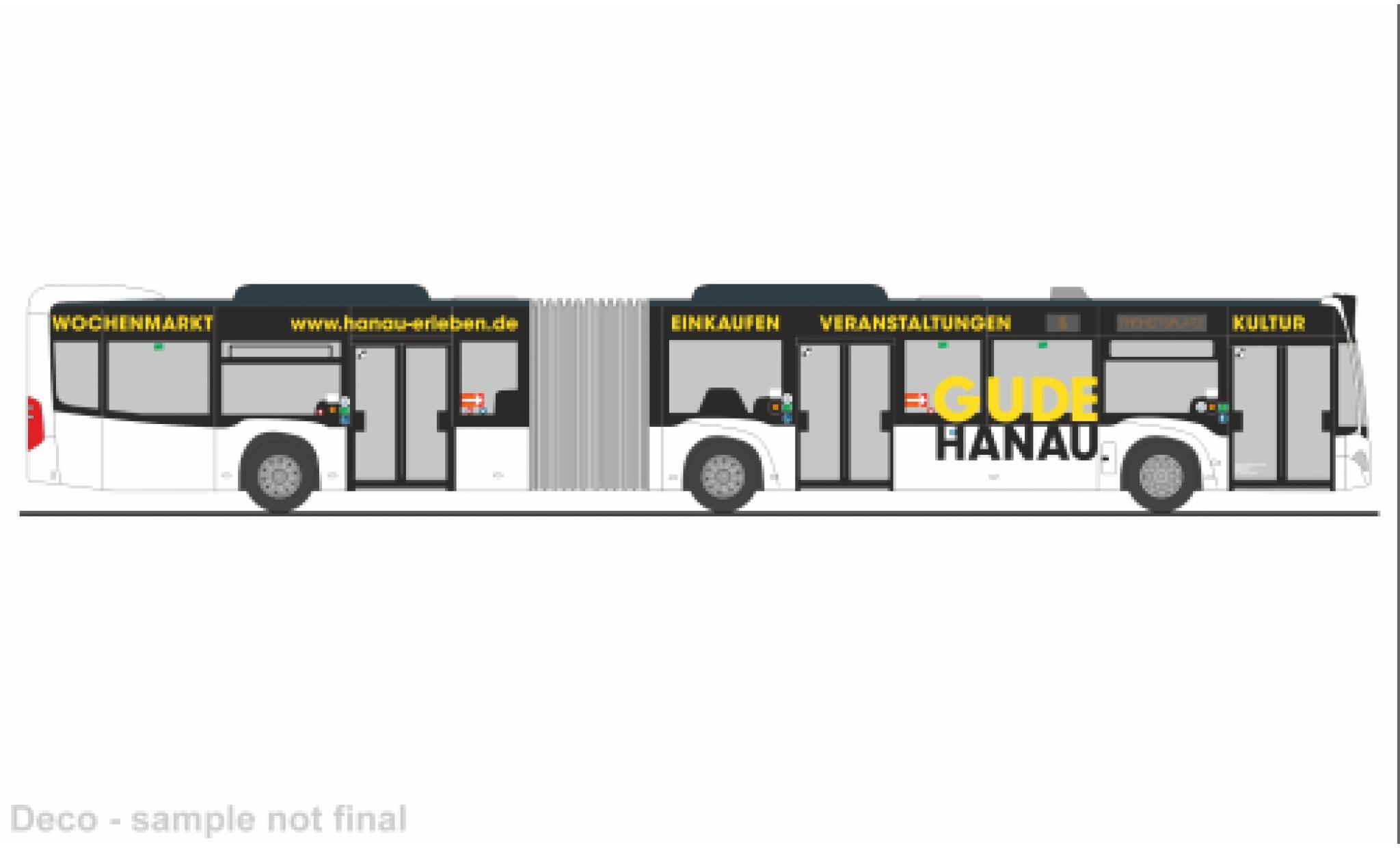 Mercedes Citaro 1/87 Rietze G 2015 Hanauer Stra&szlig;enbahn - Gude 1:87 modelauto