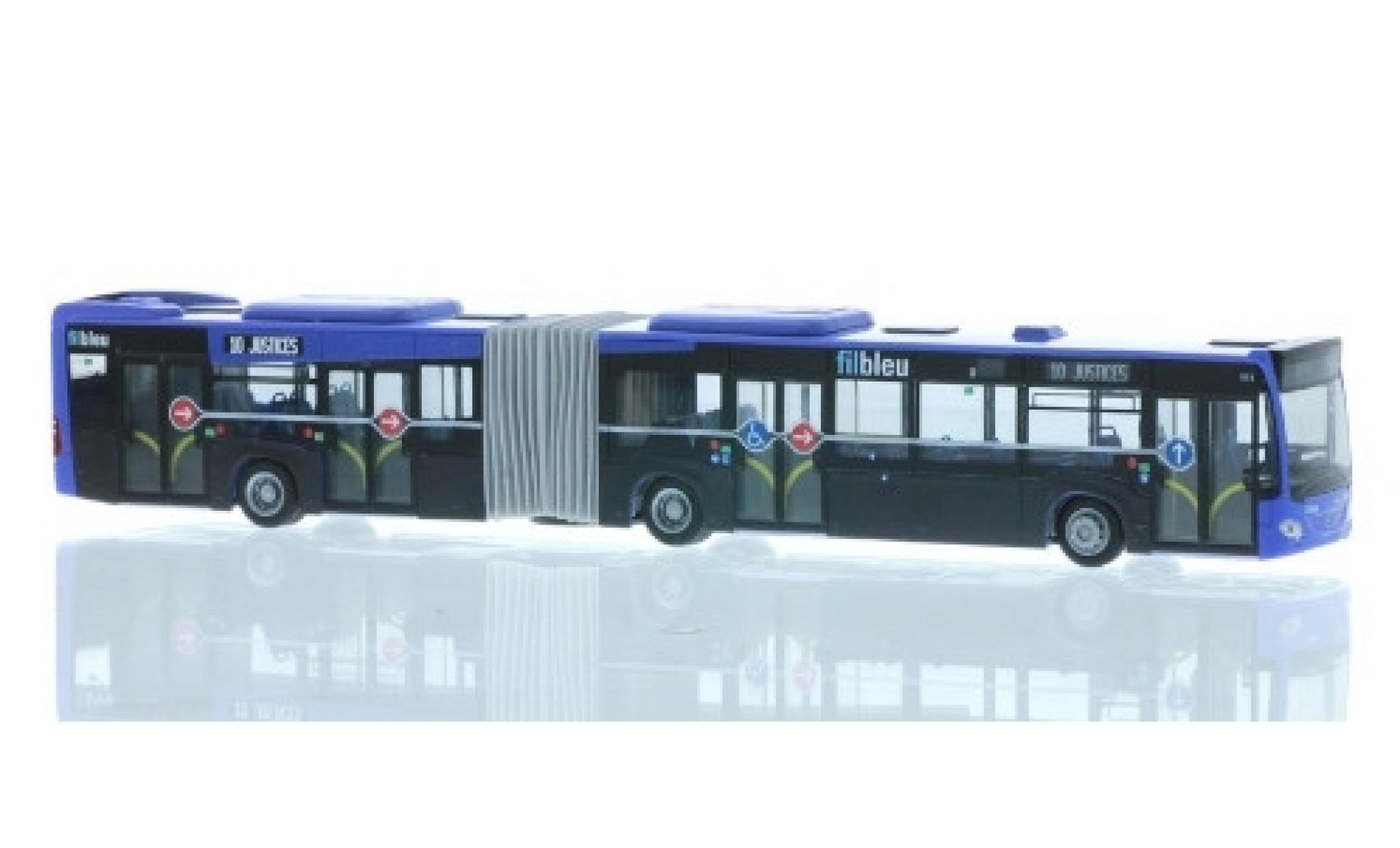 Mercedes Citaro 1/87 Rietze G Filblauw 2015 modelauto