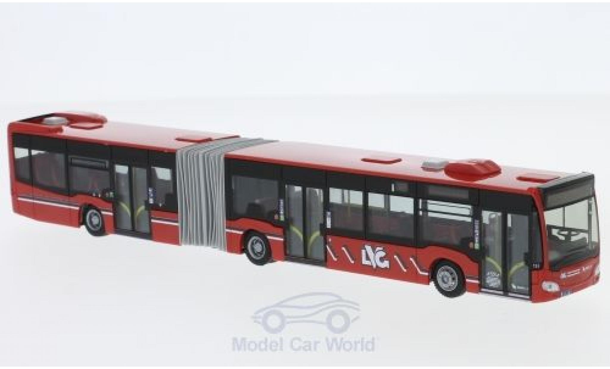 Mercedes Citaro 1/87 Rietze G LVG L&uuml;beck 2015 modelauto
