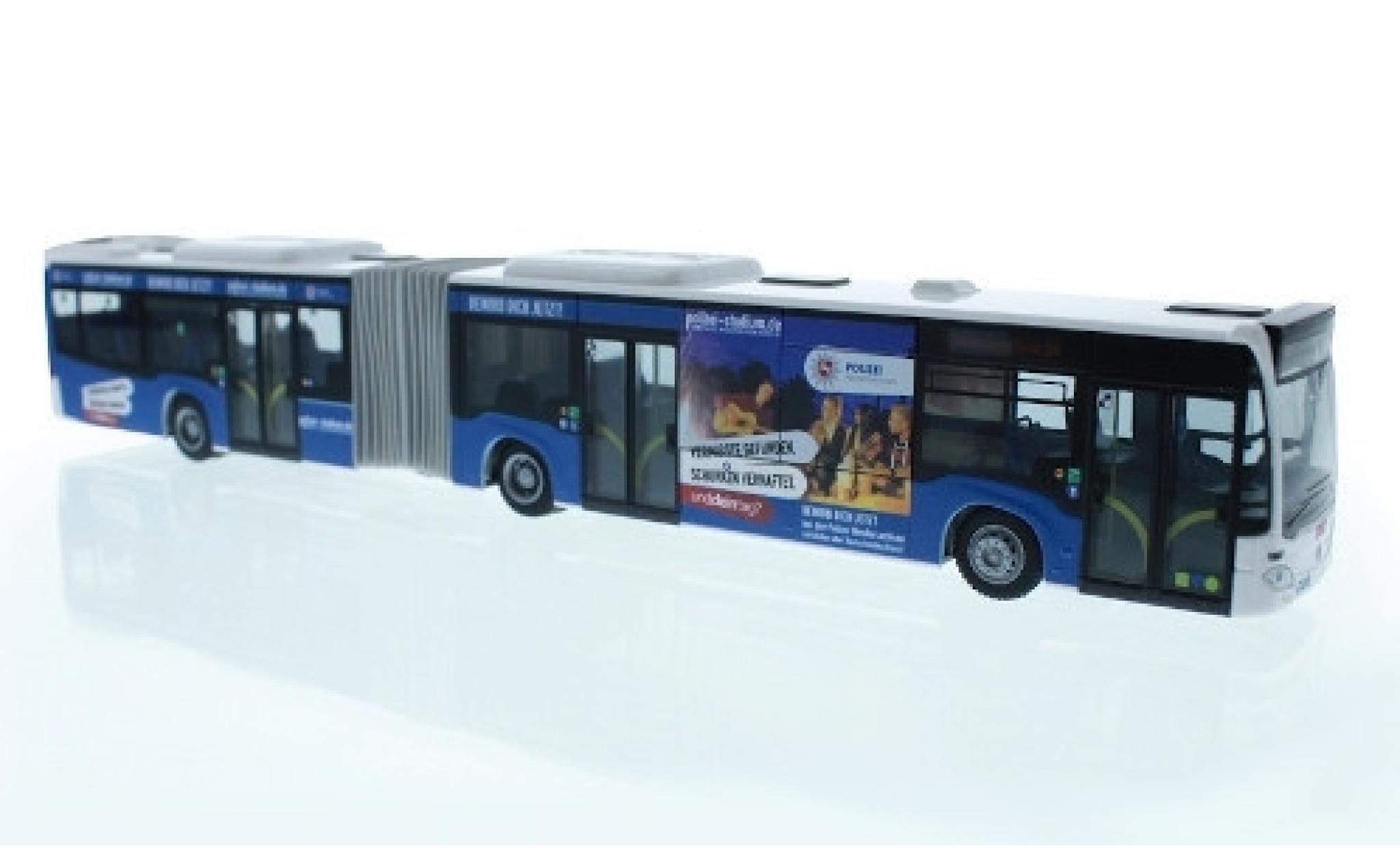 Mercedes Citaro 1/87 Rietze G VOG L&uuml;neburg - Politie Niedersachsen 2015 modelauto