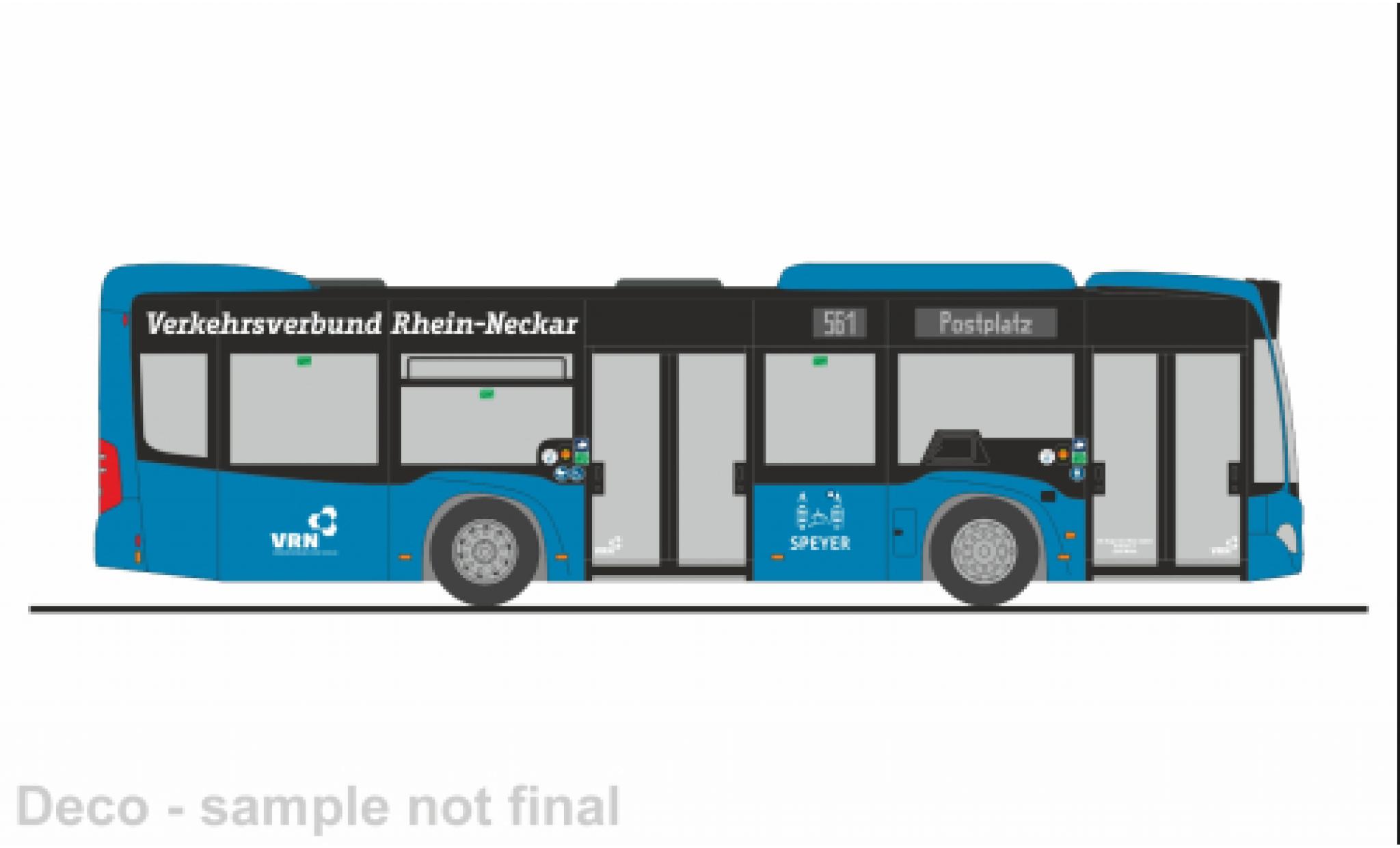 Mercedes Citaro 1/87 Rietze K 2012 DB Regio Bus Mitte - VRN Stadtbus Speyer 1:87 modelauto