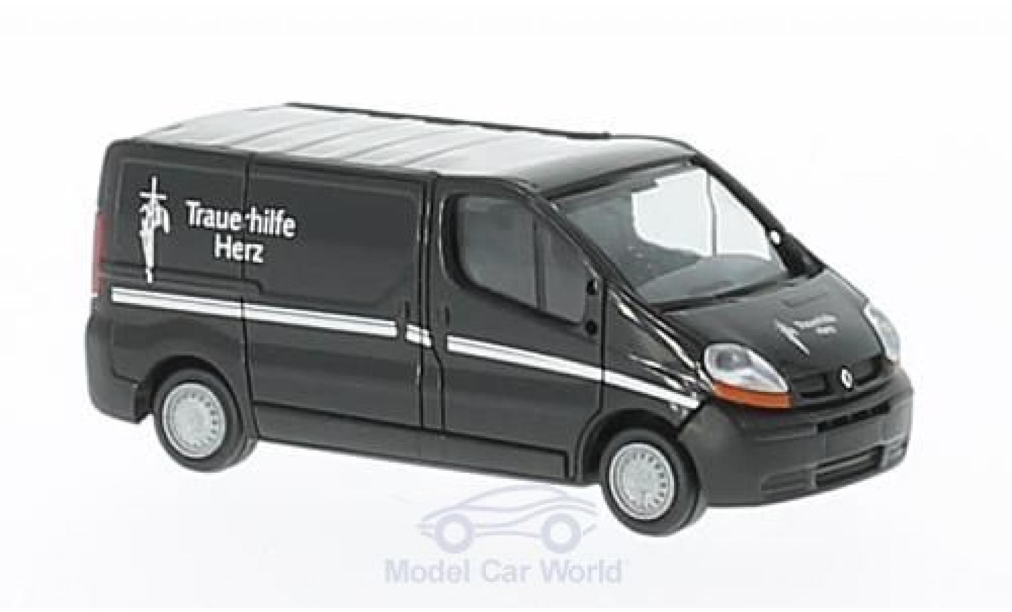 Renault Trafic 1/87 Rietze Trauerhilfe Herz - Filmwagen ohne Vitrine modelauto