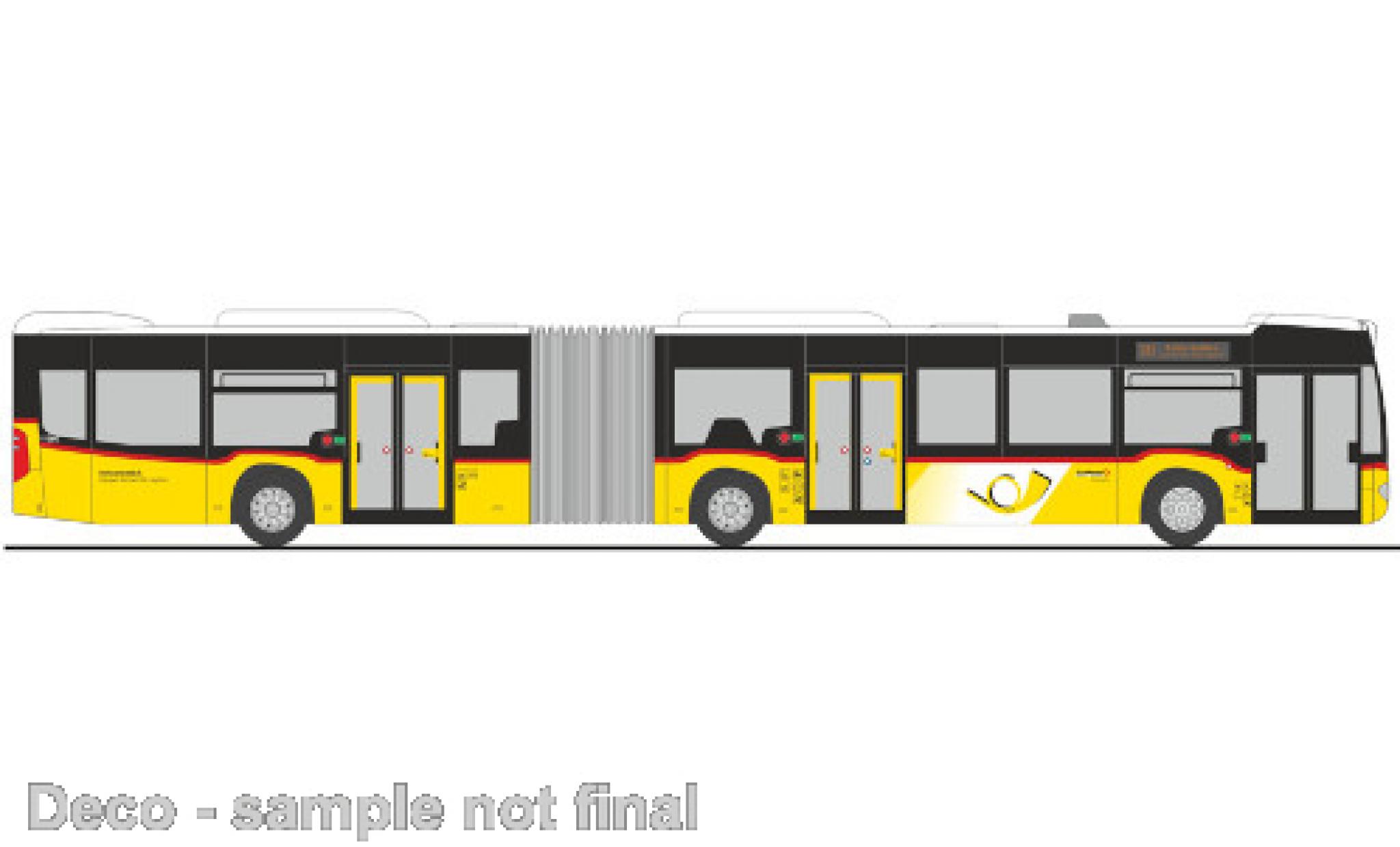 Mercedes Citaro 1/87 Rietze G Car Postal (CH) 2012 modelauto