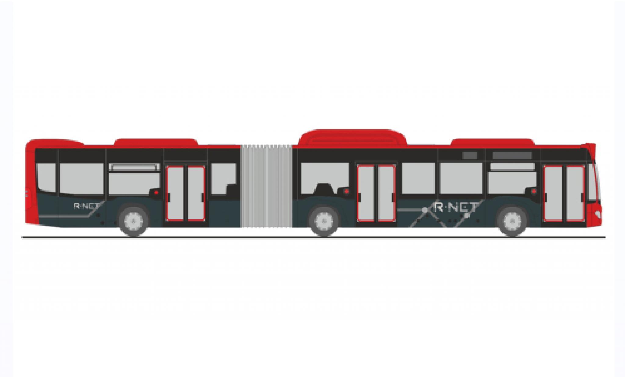 Mercedes Citaro 1/87 Rietze G NGT R-Net (NL) 2015 modelauto
