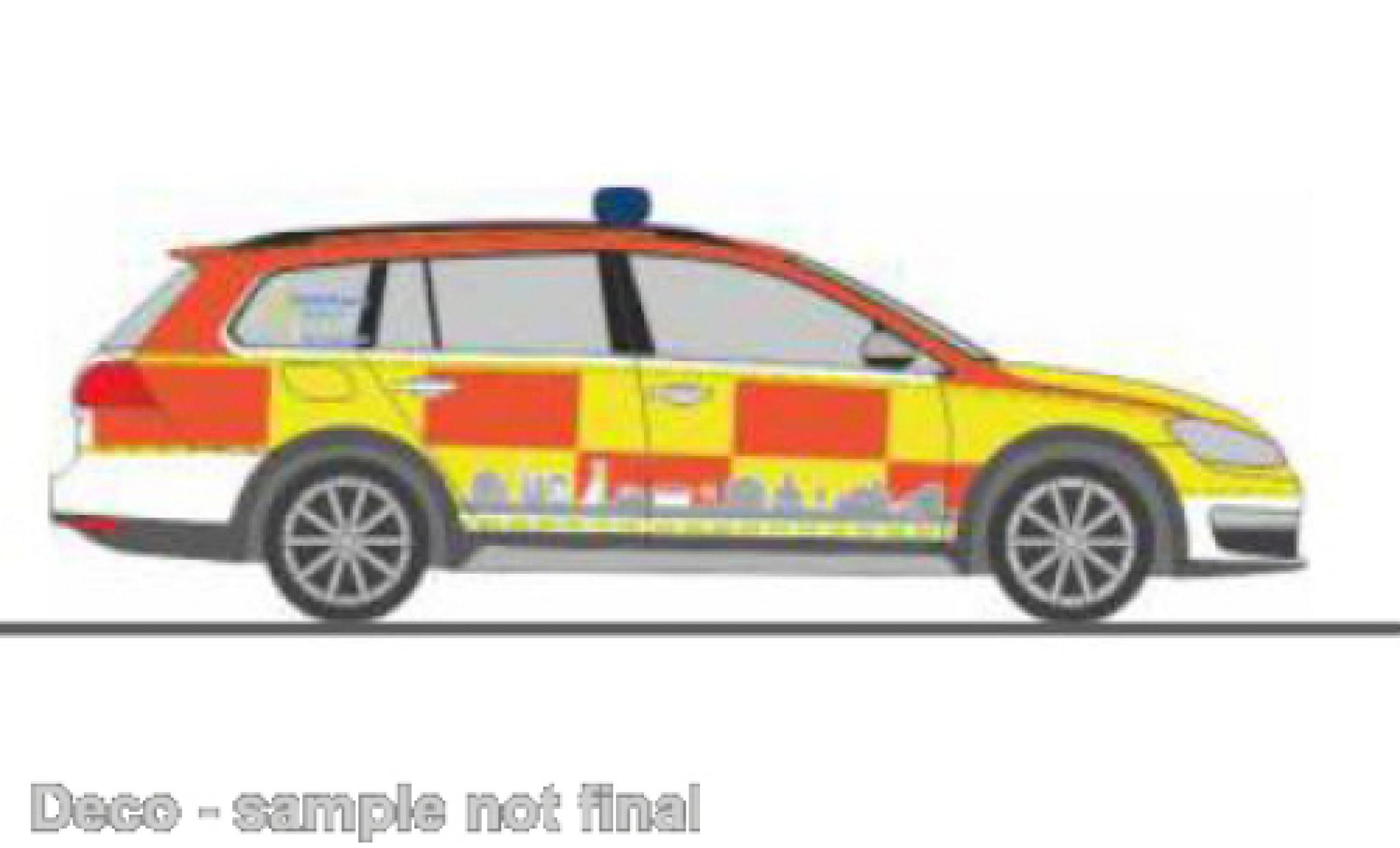 Volkswagen Golf 1/87 Rietze VII Variant services de secours St&auml;dteRegion Aachen modelauto