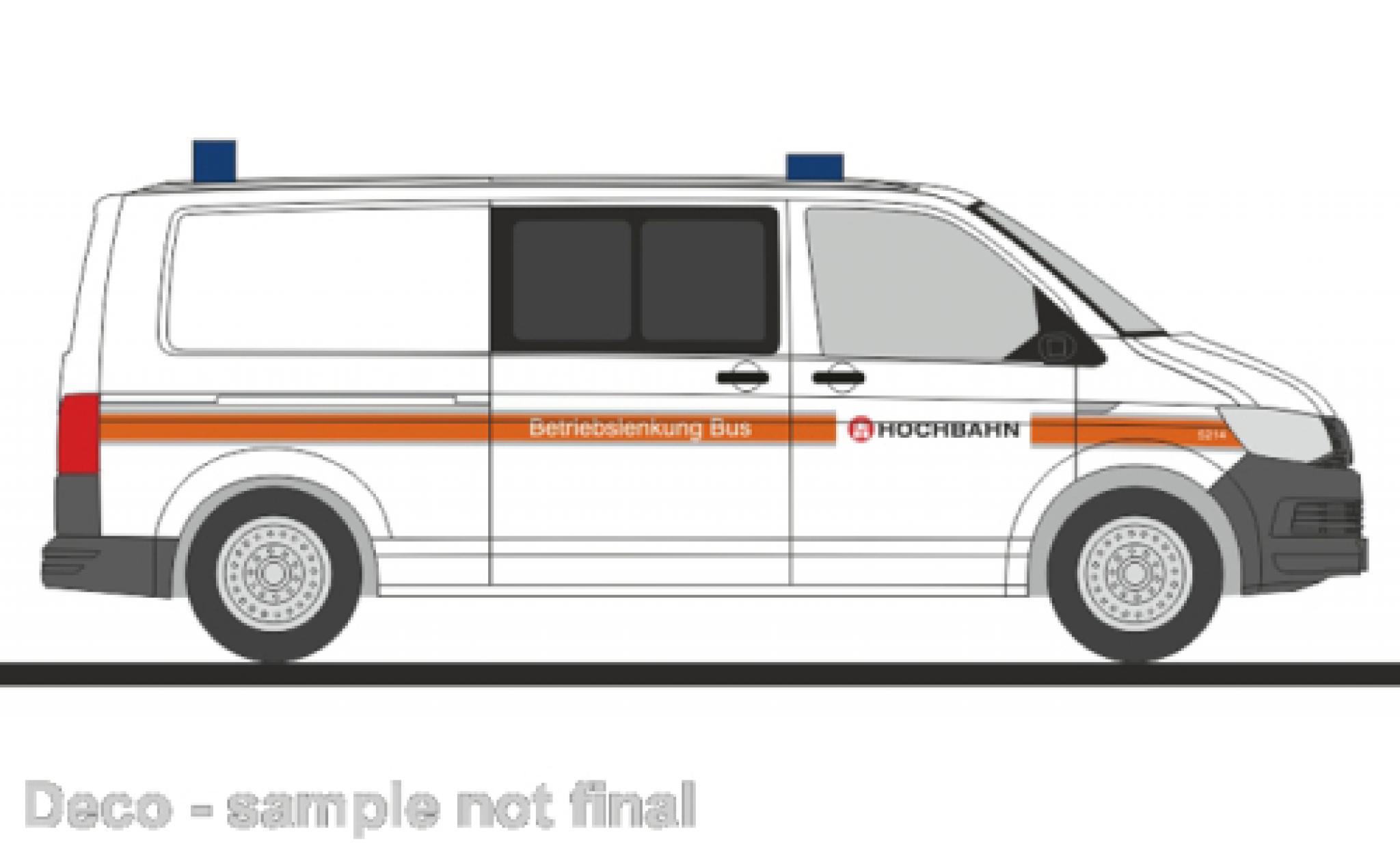 Volkswagen T6 1/87 Rietze bus Hamburger Hochbahn Betriebslenkung bus modelauto