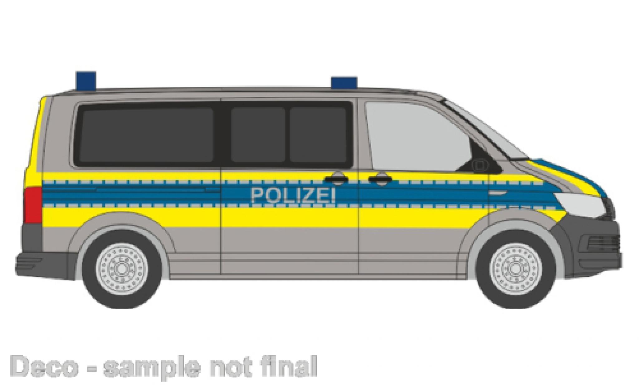Volkswagen T6 1/87 Rietze politie Basse-Saxe modelauto