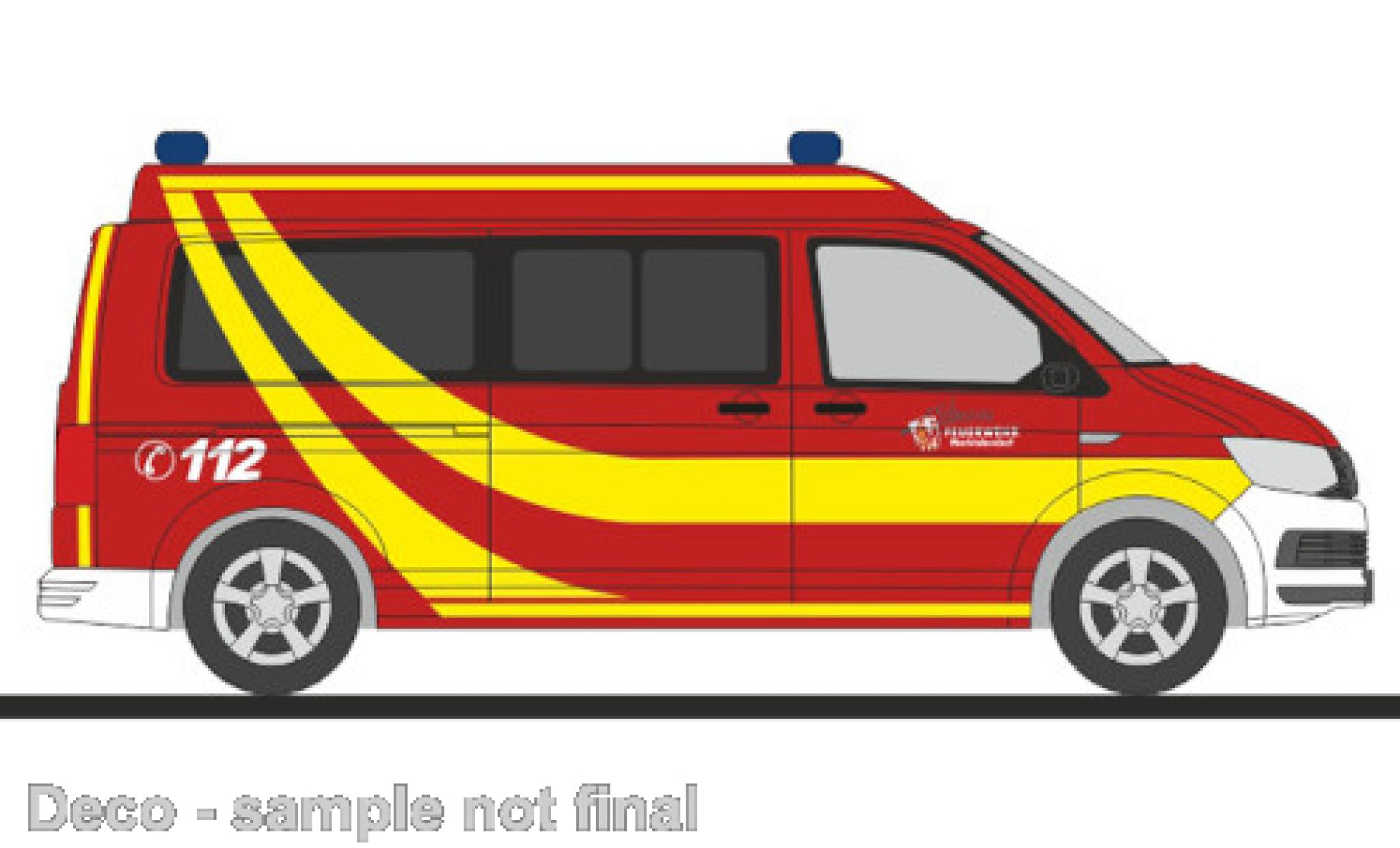 Volkswagen T6 1/87 Rietze brandweer Marktoberdorf modelauto